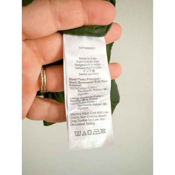 Madewell | NWT | Sleeveless Crewneck Bubble Top Summit Green | Sz XS - Picture 5 of 8